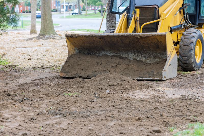 Commercial yard grading